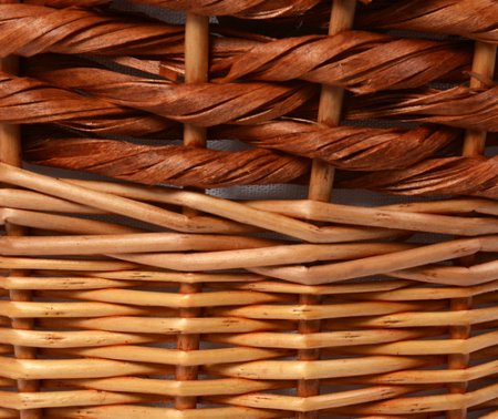 Корзина для белья WasserKRAFT Main WB-410-M светло-коричневая, средняя 