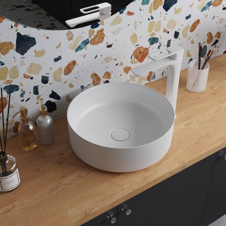 Раковина-чаша Iddis Ray 35.5 RAYWS03i27 Белая глянцевая 