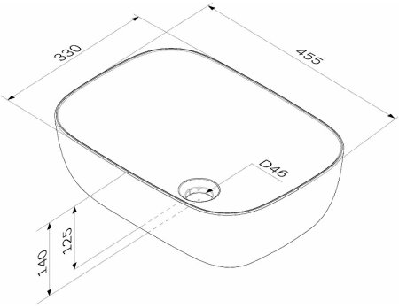 Раковина-чаша AM.PM Func 45 M8FWCC10450WG Белая 