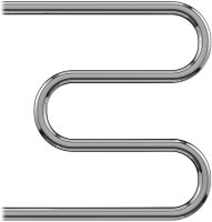 Водяной полотенцесушитель Terminus М-образный 600x500 4620768888175 Хром