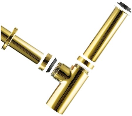 Сифон для раковины Frap F82-3 Золото 