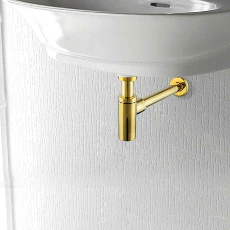 Сифон для раковины Frap F82-3 Золото 