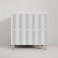 Тумба Style Line Марокко 80 напольная, с раковиной  СОУЛ 800*480 антрацит, белый матовый