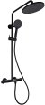 Душевая система Kaiser Serio 05382-9 с термостатом Черная матовая 