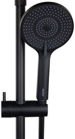 Душевая система Kaiser Serio 05382-9 с термостатом Черная матовая 