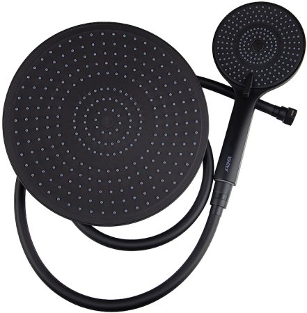 Душевая система Kaiser Serio 05382-9 с термостатом Черная матовая 