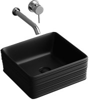 Раковина-чаша Grossman 40 GR-3026BM Черная матовая