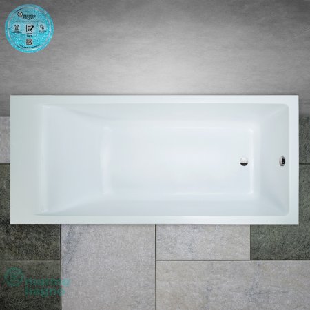 Ванна из литьевого мрамора Marmo Bagno Алесса New 160x70 MB-ALN160-70 без гидромассажа 