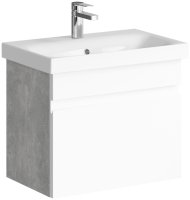 Тумба под раковину Aqwella Smart 60 SRT0106BS подвесная Бетон светлый