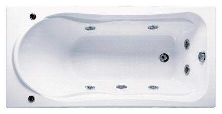 Акриловая ванна Bas Бриз 150x75 см с гидромассажем 