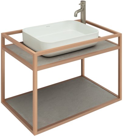 Консоль под раковину Allen Brau Liberty 75 1.33001.60 Медь браш 