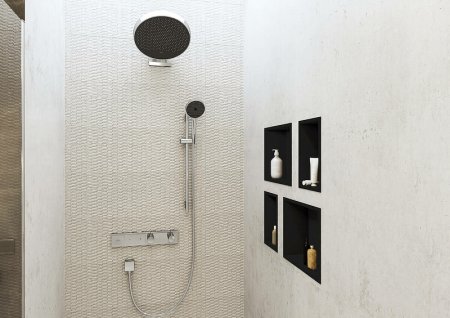 Смеситель для душа Hansgrohe RainSelect 15380000 с термостатом Хром 