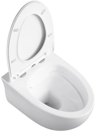 Унитаз Black&White Universe W-751 751w00 подвесной с сиденьем Микролифт 