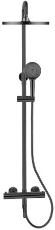 Душевая система Bronze de Luxe Scandi 11060B Черный матовый 