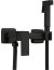 Гигиенический душ со смесителем Frap F7504-6 Черный матовый 