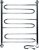 Полотенцесушитель электрический Ника Curve ЛZ 80/60-3 R 