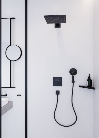 Двойной крючок Hansgrohe AddStoris 41755670 Черный матовый 