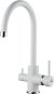 Смеситель Paulmark Essen Es213211-431 для кухонной мойки, белый матовый 