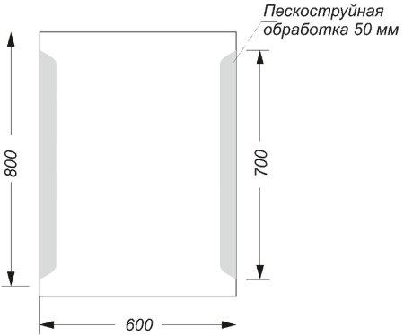 Зеркало Sanita Luxe Quadro 60 QDR60SLMRPCS0010 с подсветкой с сенсорным выключателем 