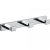 Планка с 3-мя крючками GANZER GZ88053 CHROME 