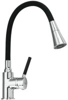 Смеситель для кухни Frap F4044 Хром Черный