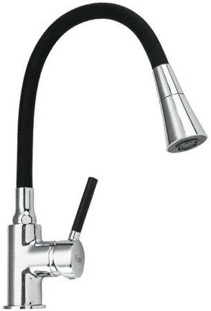 Смеситель для кухни Frap F4044 Хром Черный 