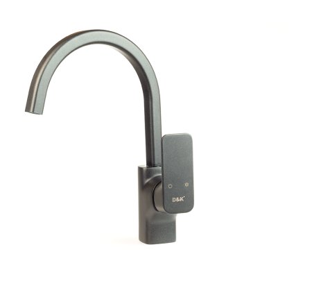 Смеситель D&K Berlin DA1432420 для кухонной мойки, антрацит 
