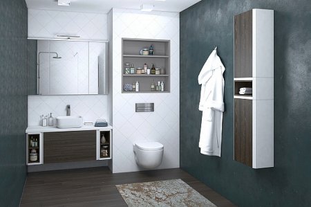 Полка Aquaton Брук 40 1A201201BCDF0 Дуб ферр 