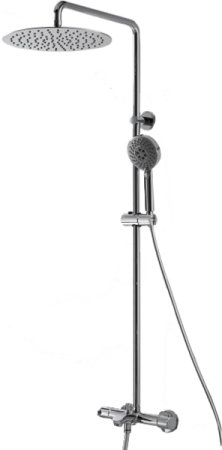 Душевая система Bravat Waterfall SS F639114C-A5-RUS Хром 