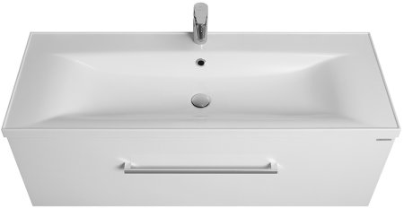 Тумба под раковину Aquaton Мадрид 120 М 1A168701MA010 подвесная Белая 