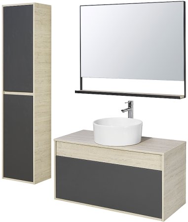 Зеркало Aquaton Лофт Урбан 100 1A248002LQX50 Дуб орегон 