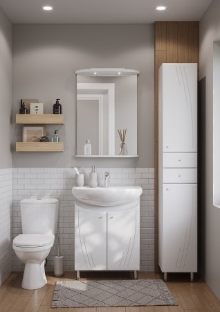 Тумба под раковину Aquaton Минима Н 61 1A104201MN010 Белая 