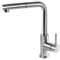 Смеситель для кухни Omnires Albany AB1455IN сталь