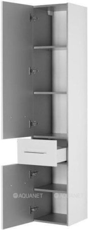 Шкаф-пенал для ванной Aquanet Порто 35 L белый 