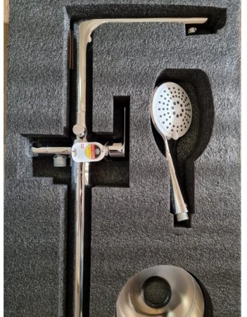 Смеситель для ванны напольный GANZER GZ21081 CHROME 