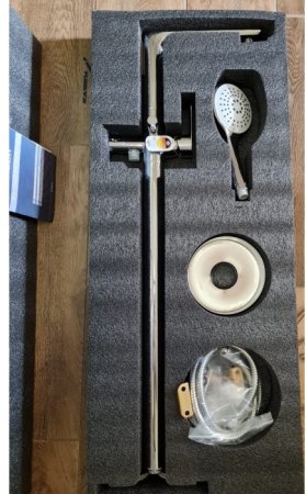 Смеситель для ванны напольный GANZER GZ21081 CHROME 