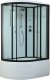 Душевая кабина Timo Standart T-6620 B R профиль черный 