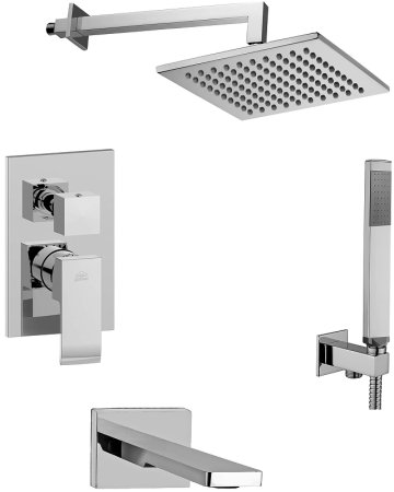 Душевая система Paffoni Elle KITEL019CR120 Хром 