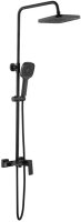 Душевая система Shevanik S9736H, черный