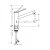 Смеситель Hansgrohe Zesis M33 74802670 для кухонной мойки, черный 
