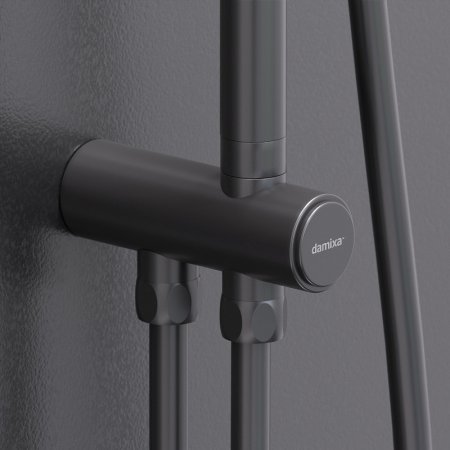 Душевая система Damixa Apollo 947000300 Черная матовая 