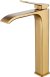 Смеситель для раковины высокий Shevanik S4011G, золотой сатин 