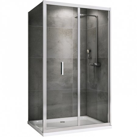 Душевой уголок Abber Sonnenstrand 90х85 AG07090-S85 профиль Хром стекло прозрачное 