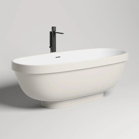 Ванна из искусственного камня Salini Greca 180х80 103121MRH покраска по RAL снаружи матовая 