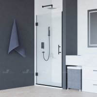 Душевая дверь в нишу RGW Hotel HO-011B 90х195 стекло прозрачное, профиль черный