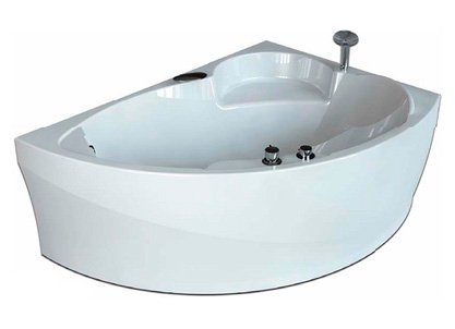 Акриловая ванна Радомир Алари с экраном, правая 