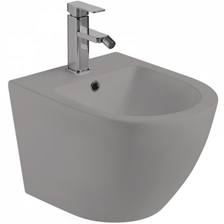 Биде WeltWasser Merzbach 005 MT-GR 10000003716 подвесное Серое матовое 
