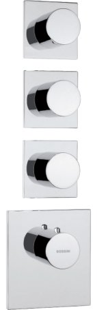 Термостат Bossini OKI 3 Outlets LP Z031205 для ванны с душем, хром 