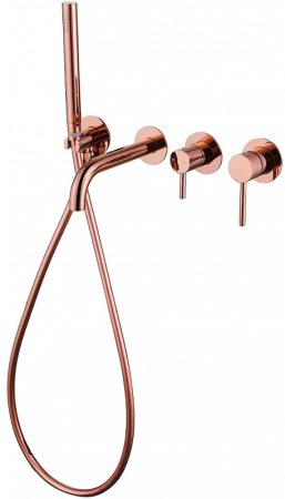 Смеситель для ванны Abber Wasser Kreis AF8130RG Розовое золото 