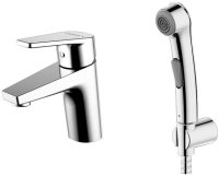 Смеситель для раковины с гигиеническим душем Bravat Line F15299C-2, хром